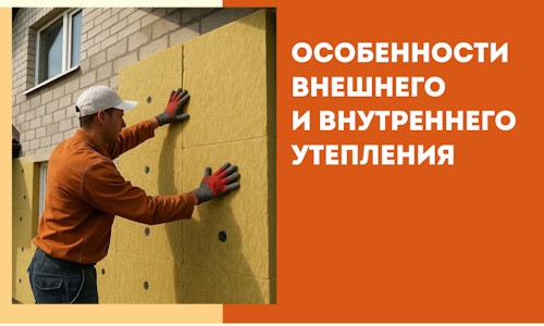 Какие особенности внешнего и внутреннего утепления в Дальнереченске