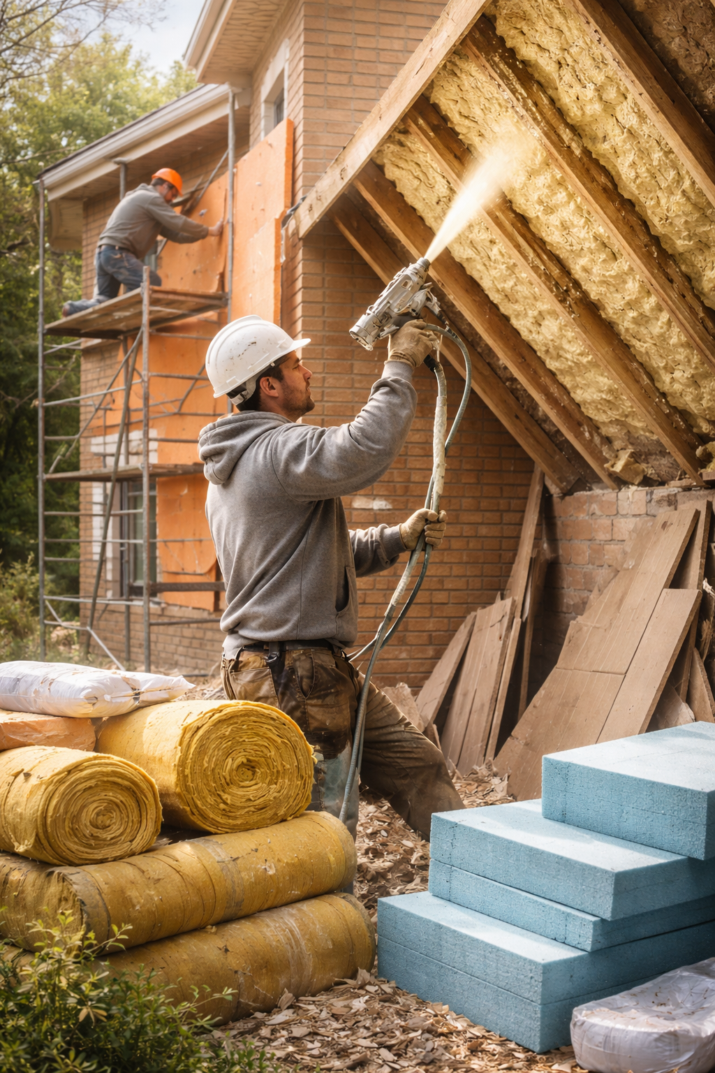 Утепление домов в Дальнереченске под ключ от 4280 руб/м2 | Профессионально — ТепломастерДлн