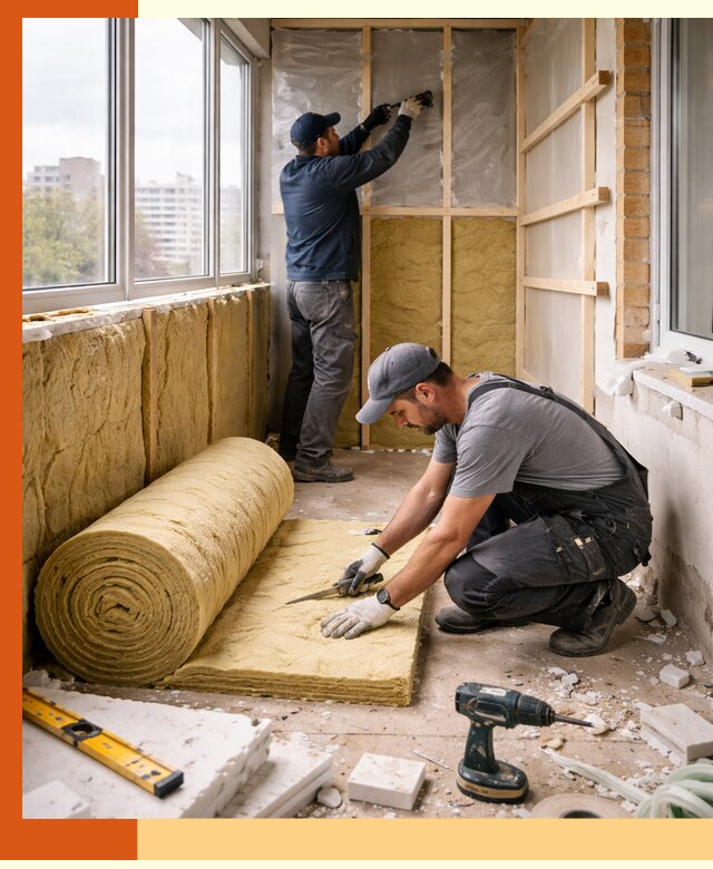 Утепление балкона под ключ в Дальнереченске качественно и быстро